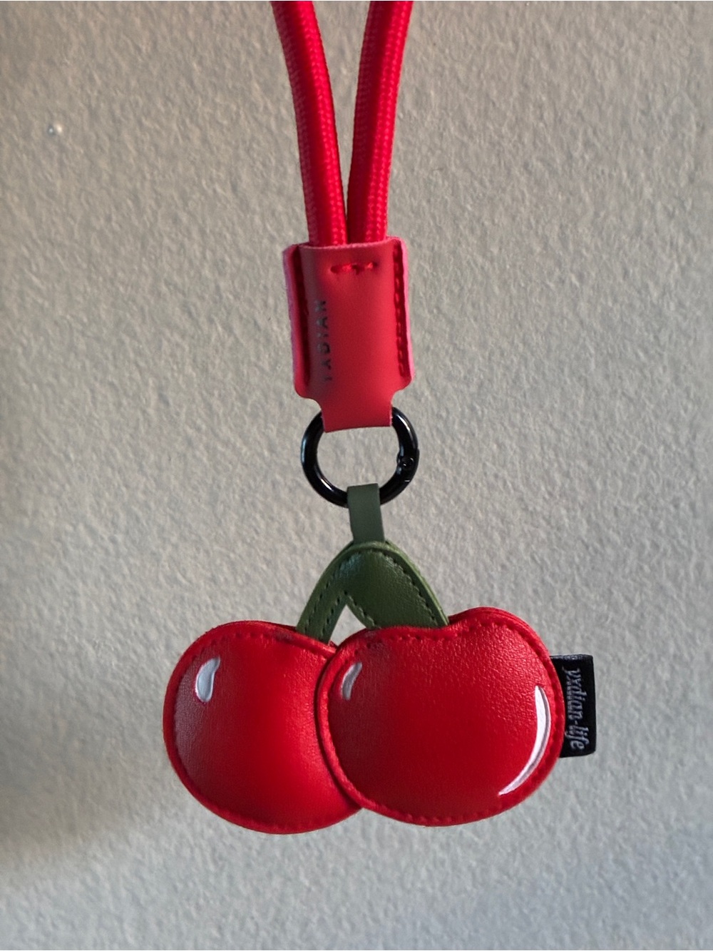 Cherry Red Bag/Luggage/Suitcase Charm Keychain Yxdian Life